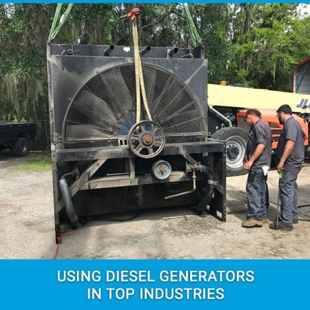 Using Diesel Generators In Top Industries